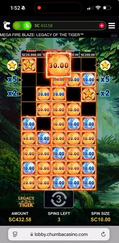 Chumba Casino casino interface screenshot 5